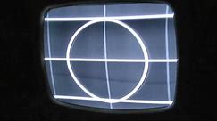 1960 Admiral Portable Black and White TV Cold Powerup Fleemarket Style and Nite Light