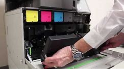 Changing the Waste Toner on a Sharp mx 4070 Copier