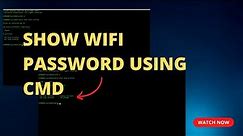 HOW TO FIND ALL WIFI PASSWORD USING CMD (VERY EASY TRICK)