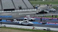 Drag racing plane @ Cleetus and cars Indy 2023 @speedycop