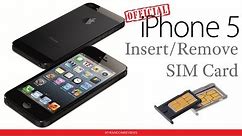 iPhone 5 How To: Insert / Remove a SIM Card
