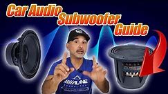 2023 Car Audio Subwoofer guide. Every wonder what is the best subwoofer set up for your car?