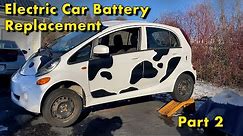 Replacing an Electric Car Battery Pack, Part 2 (Mitsubishi iMiEV)