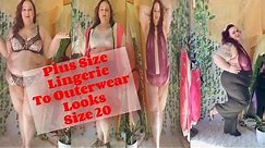 Plus Size Lingerie To Outerwear Styling Session - Size 20