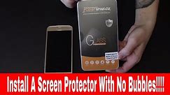 HOW TO INSTALL A TEMPERED GLASS SCREEN PROTECTOR ON ANY PHONE