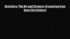 [PDF Download] Statistics: The Art and Science of Learning from Data (3rd Edition) [Download] - video Dailymotion