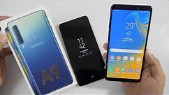 Samsung Galaxy A9 Unboxing & Overview with Quad Rear Cameras