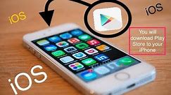 How to Install Play Store for iPhone any iOS device for free (No - jailbreak,No Cydia,No Computer)💯
