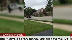 Witness: Brown fell toward officer