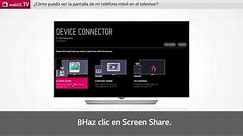 LG SmartTV con webOS: ver la pantalla del teléfono móvil con Miracast
