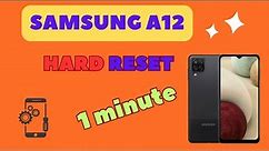 Samsung A12 Hard Reset: Unlock Pattern, Pin Code - Step-by-Step Guide