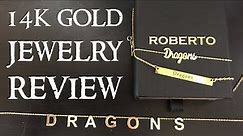 14K Gold Jewelry Review - Roberto Gold Diamond on Etsy