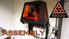 DIY B9 creator DLP 3D printer rapid prototype assembly time lapse build