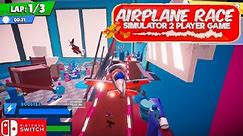 Airplane Race Simulator 2 player Game Nintendo switch gameplay