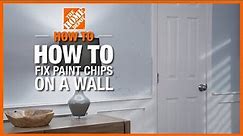How to Fix Paint Chips on a Wall | The Home Depot