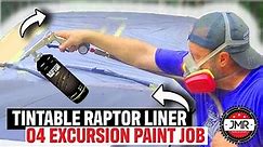 TINTABLE RAPTOR LINER: Painting Our Entire Truck with Amazing Results