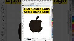Trick create a Apple Logo Golden Ratio with Coreldraw - cara membuat logo Apple dengan Golden Ratio