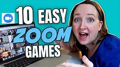 10 Easy Zoom Games To Play With Family and Friends | Virtual Party Games