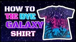 How to Tie dye Galaxy Shirt (Quick Tutorials)