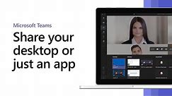 How to share your screen in a Microsoft Teams meeting