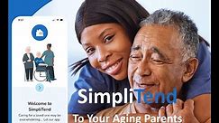 SimpliTend Senior and Caregiver mobile apps
