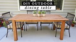 Easy DIY Outdoor Table - Budget Friendly and Beautiful!