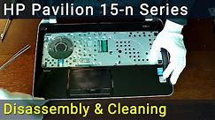 HP Pavilion 15-n Series Disassembly, Fan Cleaning and Thermal Paste Replacement