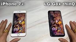 iPhone 7plus vs LG G8x thinQ. Speed test