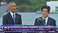 HISTORIC: President Obama & Japan Prime Minister Abe SPEECHES at Pearl Harbor - FULL VIDEO