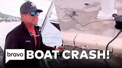 The Biggest Boat Crash In Below Deck History 😱 | Bravo