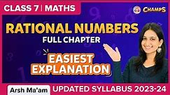 Rational Numbers | Full Chapter | Easiest Explanation | Chapter 8 | Class 7 | Maths | BYJU'S