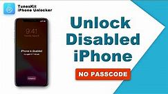 How to Unlock Disabled iPhone without Passcode | Top 3 Solutions#iphoneunlock #ios