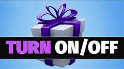 How to Turn On Gifting in Fortnite