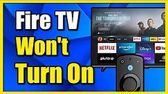 How to Fix your Amazon FIRE TV that Won't Turn on or Black Screen (Fast Method)