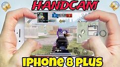 Iphone 8 Plus Handcam Gameplay🔥 | 4 Finger Smooth + 60fps | PUBG MOBILE