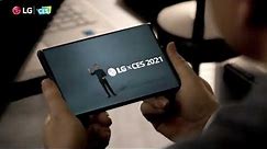 LG rollable OLED smartphone teaser CES 2021
