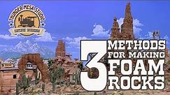 3 Methods for Making Foam Rocks