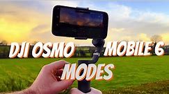 DJI Osmo mobile 6 modes