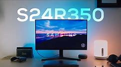 Best Budget Monitor?! Samsung 24" S24R350 1080p 75Hz Monitor Review