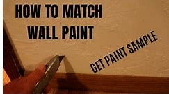How To Match Paint Colors On Wall (Get Sample)