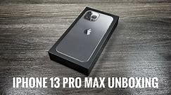 iPhone 13 Pro Max Graphite | Unboxing & Setup