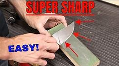First time knife sharpening, starting from ground zero! Pt. 10 Stock removal knife tutorial