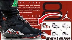 JORDAN BRAND GETS A HIGH FIVE FOR THIS ONE! THE AIR JORDAN 8 "PLAYOFF" REVIEW & ON FOOT (A MUST SEE)