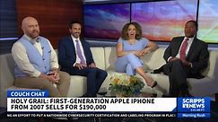 First-generation iPhone sells for record $190,000 at auction