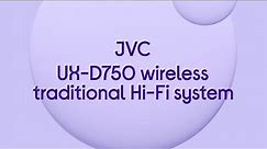 JVC UX-D750 Wireless Traditional Hi-Fi System - Black - Quick Look