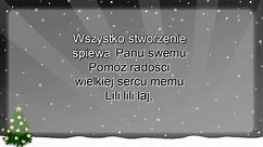 Polskie Kolędy - Gdy śliczna Panna - Kolęda + tekst (karaoke)