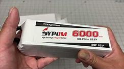 Sypom 6S 6000 mAh LiPo batteries (2-pack)