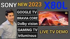 Sony new 2023 X80L series full depth review / 43x80L/ 50x80L/ 85x80L/ live demo session