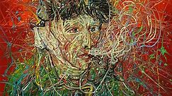 Zeng Fanzhi recreates Van Gogh self portraits