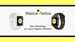 Walkie-Talkie Not Working on Apple Watch? How-To Fix